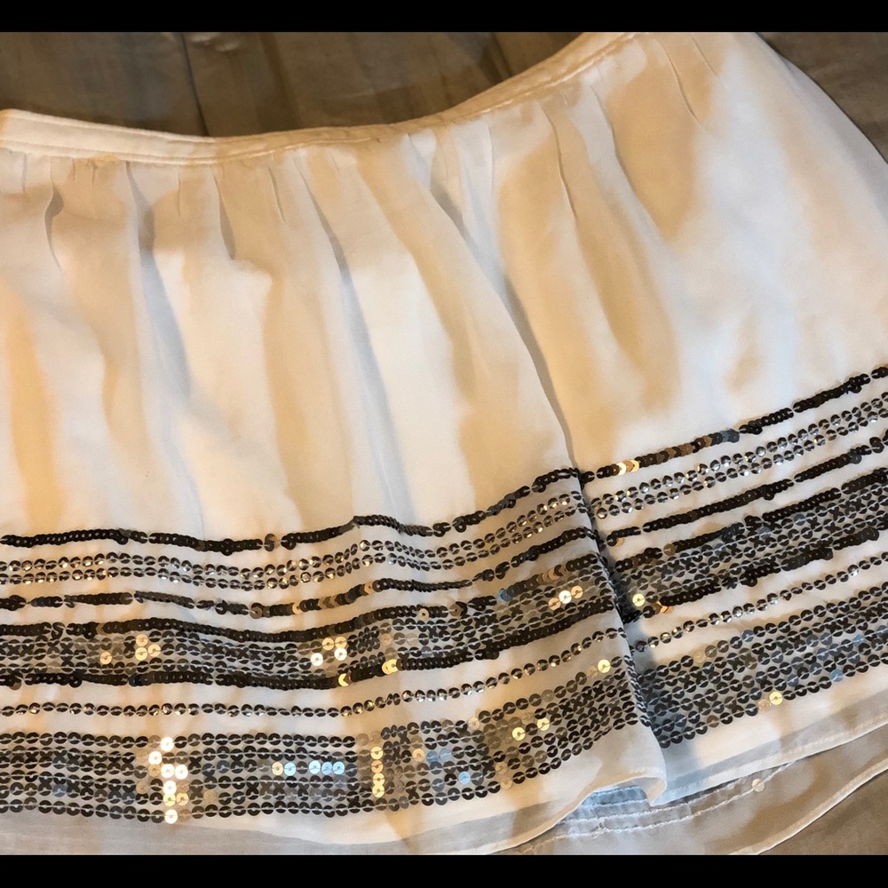 Abercrombie and Fitch white skirt .